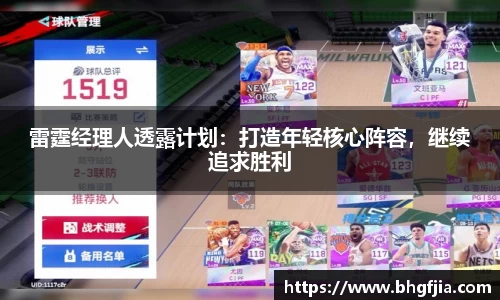 雷霆经理人透露计划：打造年轻核心阵容，继续追求胜利