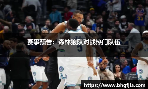 赛事预告：森林狼队对战热门队伍